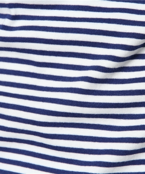 BEAUTY&YOUTH UNITED ARROWS(ビューティーアンドユースユナイテッドアローズ)の「BY フライス ボーダー Vネック ロングスリーブ カットソー◆(Tシャツ/カットソー・メンズ・ブラック/ロイヤルブルー/グレー・LARGE/SMALL/MEDIUM/X-LARGE)」の9枚目の写真