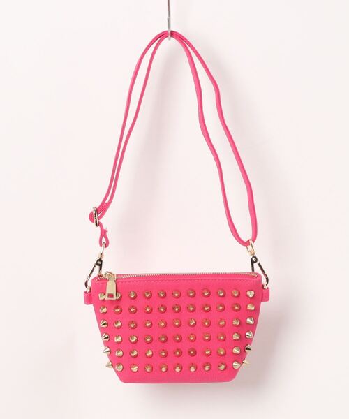 RiNc (リンク)の「【 GLAM JAM / グラムジャム 】 スタッズ ショルダー バッグ(ショルダーバッグ・レディース・モカ/ブラック/オレンジ/ブラック系その他2/インディゴブルー/ブラック×ゴールド/ホワイト系その他/ブルー系その他2/その他1/カーキ/イエロー/ブラック系その他/その他2/ブルー系その他3/その他/ピンク/ピンク系その他/サックスブルー/ホワイト×ゴールド/サックスブルー系・FREE)」の17枚目の写真