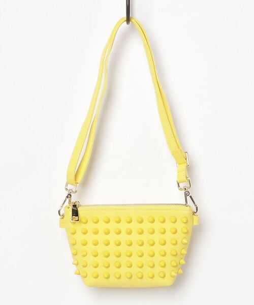 RiNc (リンク)の「【 GLAM JAM / グラムジャム 】 スタッズ ショルダー バッグ(ショルダーバッグ・レディース・モカ/ブラック/オレンジ/ブラック系その他2/インディゴブルー/ブラック×ゴールド/ホワイト系その他/ブルー系その他2/その他1/カーキ/イエロー/ブラック系その他/その他2/ブルー系その他3/その他/ピンク/ピンク系その他/サックスブルー/ホワイト×ゴールド/サックスブルー系・FREE)」の15枚目の写真