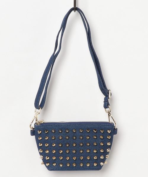 RiNc (リンク)の「【 GLAM JAM / グラムジャム 】 スタッズ ショルダー バッグ(ショルダーバッグ・レディース・モカ/ブラック/オレンジ/ブラック系その他2/インディゴブルー/ブラック×ゴールド/ホワイト系その他/ブルー系その他2/その他1/カーキ/イエロー/ブラック系その他/その他2/ブルー系その他3/その他/ピンク/ピンク系その他/サックスブルー/ホワイト×ゴールド/サックスブルー系・FREE)」の21枚目の写真