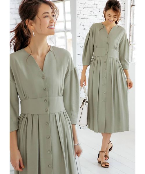 Luxe オーバルシルエットギャザーワンピース シャツワンピース Style Deli スタイルデリ のファッション通販 Zozotown