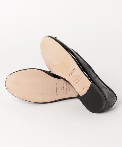 Repetto（レペット）の「【repetto/レペット】CENDRILLON  V086V 04 / AD レザーバレエシューズ（バレエシューズ・レディース・ブラック/ピンク・35/36/36.5/37/38）」の4枚目の写真