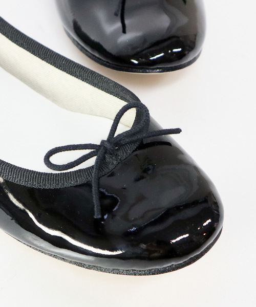 Repetto（レペット）の「【repetto/レペット】CENDRILLON  V086V 04 / AD レザーバレエシューズ（バレエシューズ・レディース・ブラック/ピンク・35/36/36.5/37/38）」の8枚目の写真