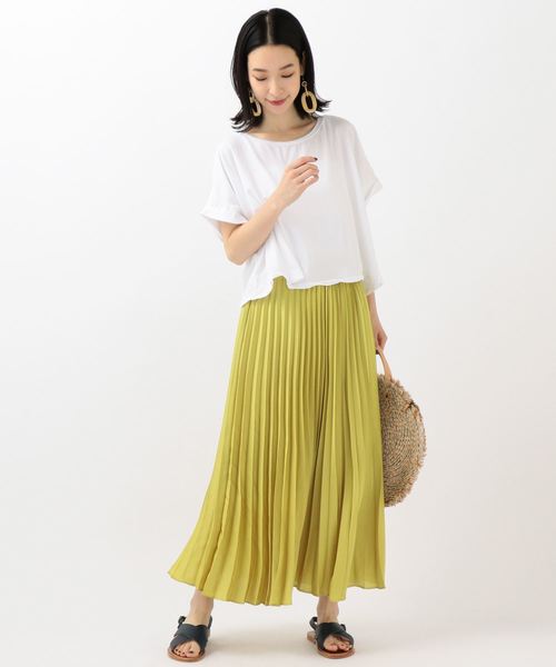 SHIPS(シップス)の「CAL.Berries:WEEK ENDER Tシャツ(Tシャツ/カットソー・レディース・ホワイト/ブラック/グリーン・ONE SIZE)」の12枚目の写真
