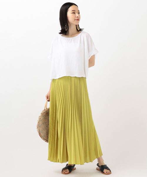 SHIPS(シップス)の「CAL.Berries:WEEK ENDER Tシャツ(Tシャツ/カットソー・レディース・ホワイト/ブラック/グリーン・ONE SIZE)」の11枚目の写真