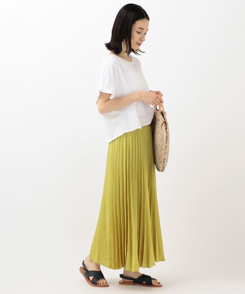 SHIPS(シップス)の「CAL.Berries:WEEK ENDER Tシャツ(Tシャツ/カットソー・レディース・ホワイト/ブラック/グリーン・ONE SIZE)」の10枚目の写真