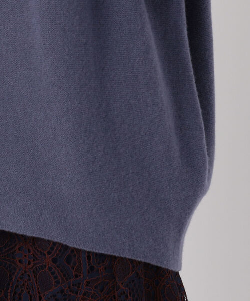 NOLLEY’S Sophi（ノーリーズソフィ）の「CHESSハイネックプルオーバーニット（ニット/セーター・レディース・オフホワイト/グレー/ベージュ/ライトブルー・38）」の21枚目の写真