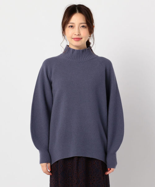 NOLLEY’S Sophi（ノーリーズソフィ）の「CHESSハイネックプルオーバーニット（ニット/セーター・レディース・オフホワイト/グレー/ベージュ/ライトブルー・38）」の13枚目の写真