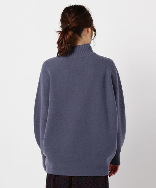 NOLLEY’S Sophi（ノーリーズソフィ）の「CHESSハイネックプルオーバーニット（ニット/セーター・レディース・オフホワイト/グレー/ベージュ/ライトブルー・38）」の10枚目の写真