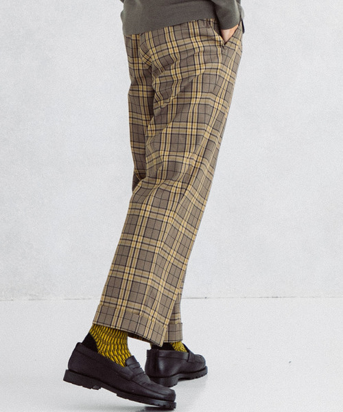 UNITED TOKYO（ユナイテッドトウキョウ）の「チェックワイドイージースラックス（スラックス・メンズ・ベージュ/グレー・1/2/3）」の17枚目の写真