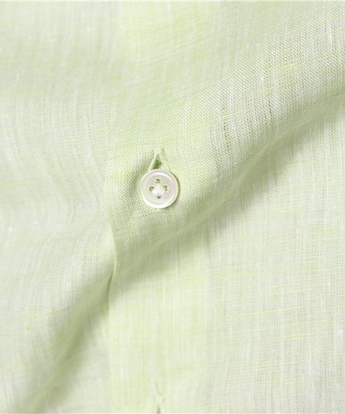 NANO universe（ナノユニバース）の「CANCLINIカッタウェイシャツ（シャツ/ブラウス・メンズ・グリーン/イエロー/オレンジ/ピンク・44/46/48）」の7枚目の写真