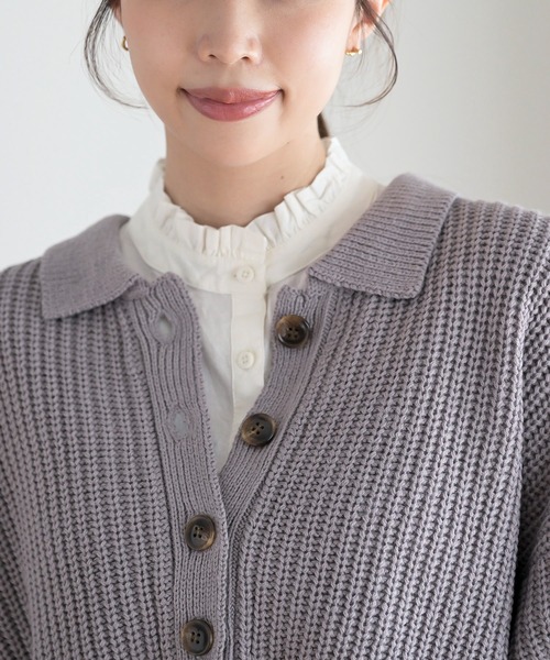 rps(アールピーエス)の「付け衿(付け襟・レディース・ブラック/オフホワイト/ホワイト系その他2/ブラック系その他2/ホワイト系その他3/ブラック系その他3/ストライプ/アイボリー/チェック/ホワイト系その他4・M-L/フリー)」の4枚目の写真