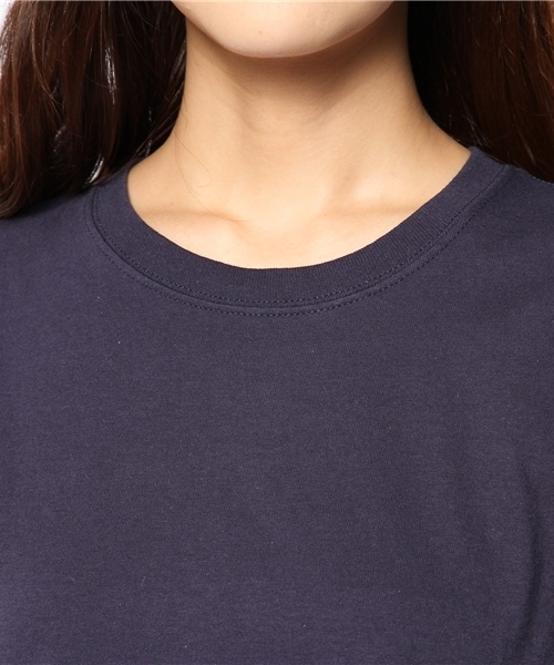 BEAMS BOY（ビームスボーイ）の「les Briqu’a braque / バイカラー ビッグドレス（ワンピース・レディース・グレー/ネイビー・ONE SIZE）」の3枚目の写真