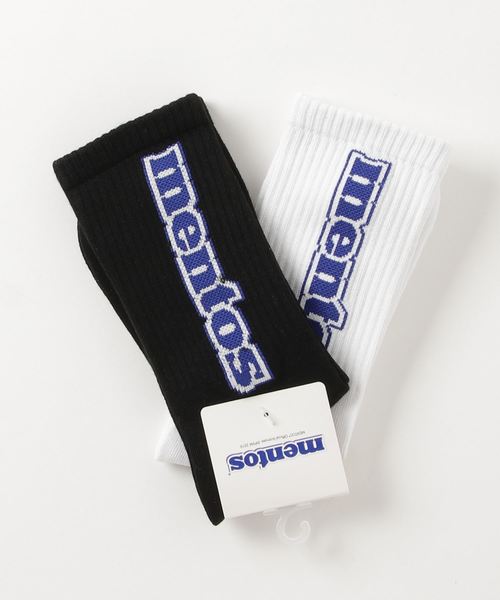 WEGO(ウィゴー)の「∴WEGO/mentosコラボ2足セットソックス(ソックス/靴下・レディース・ホワイト/ブラック・FREE)」の8枚目の写真