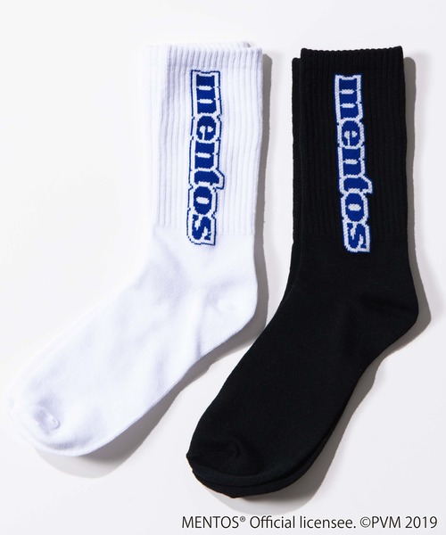 WEGO(ウィゴー)の「∴WEGO/mentosコラボ2足セットソックス(ソックス/靴下・レディース・ホワイト/ブラック・FREE)」の7枚目の写真