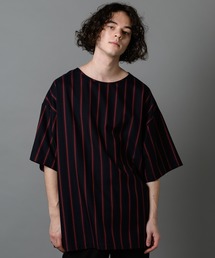CASPER JOHN | Big Silhouette Stripe T-shirts/ビッグシルエットストライプＴシャツ(Tシャツ/カットソー)