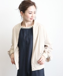 AMERICAN HOLIC | 【2020SS】リブ付きブルゾン＊(ブルゾン)