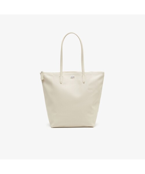 LACOSTE(ラコステ)の「L.12.12 CONCEPT バーティカルトートバッグ(トートバッグ・レディース・アイボリー/パープル/カーキ/ブラック/ダークネイビー/タン/バーガンディー/モスグリーン/ホワイト/オレンジ/ライトブルー/マジェンタ/ベージュ/レッド/ワイン・FREE)」の3枚目の写真