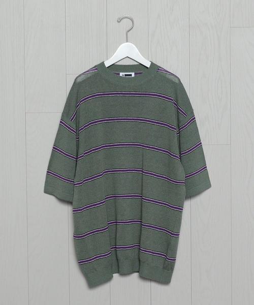 H beauty&youth ニット　タグあり エイチ ビューティー＆ユースのニット / セーター（ブラック）の