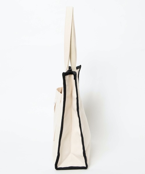 WEGO（ウィゴー）の「WEGO/キャンバスパイピングトートバッグ（トートバッグ・レディース・その他1/その他2/その他3・FREE）」の14枚目の写真