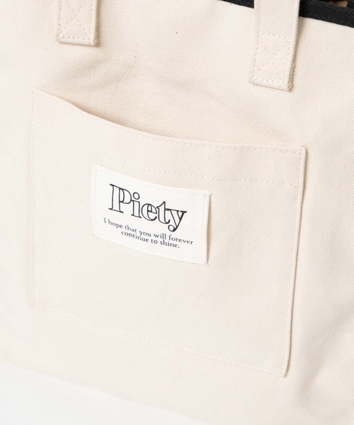 WEGO（ウィゴー）の「WEGO/キャンバスパイピングトートバッグ（トートバッグ・レディース・その他1/その他2/その他3・FREE）」の15枚目の写真