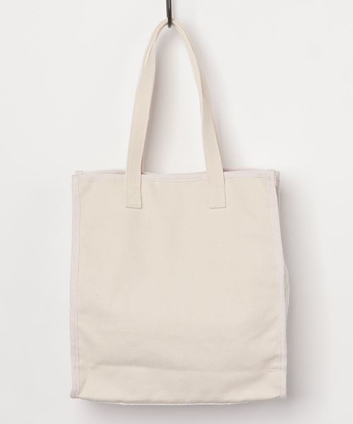 WEGO（ウィゴー）の「WEGO/キャンバスパイピングトートバッグ（トートバッグ・レディース・その他1/その他2/その他3・FREE）」の12枚目の写真