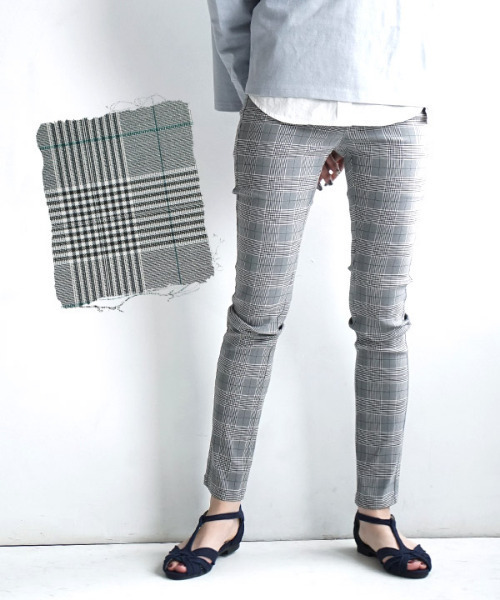 zootie(ズーティー)の「エアパンツ(その他パンツ・レディース・フューシャピンク/ストライプ/ブラック系その他/ブラック×ホワイト/チャコール/ブラック系その他2/マスタード/ケミカルウォッシュ/ダークベージュ/ブルー系その他/グレイッシュベージュ/ホワイト系その他/ネイビー/オリーブ/バーガンディー/インディゴブルー/ブラック/ブルー系その他2/チェック/グレー系その他/ブラウン/グリーン/ミント/ライトイエロー・S/M/L/LL/3L)」の5枚目の写真