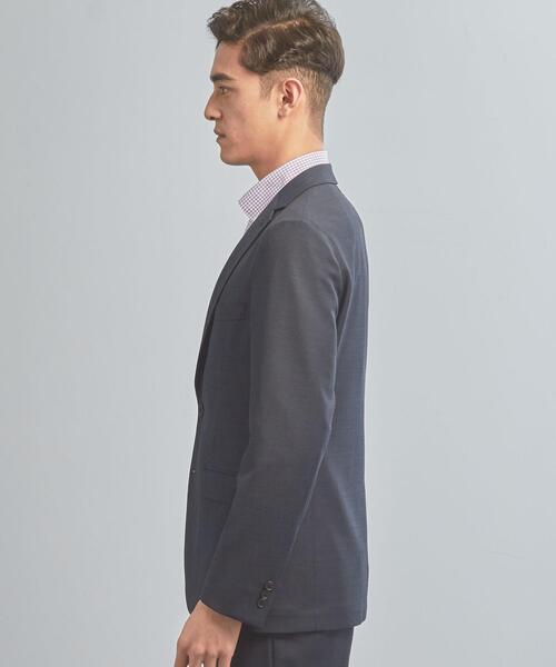 WORK TRIP OUTFITS GREEN LABEL RELAXING（ワークトリップアウトフィッツグリーンレーベル リラクシング）の「＜機能/洗濯機洗い可・防シワ・ストレッチ＞ WTO TW/PU メッシュ スリム スーツ ジャケット（テーラードジャケット・メンズ・ネイビー/グレー・XXS/40/XS/42/S/44/M/46/L/48/XL/50）」の4枚目の写真
