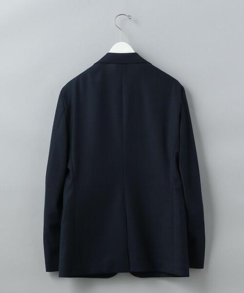 WORK TRIP OUTFITS GREEN LABEL RELAXING（ワークトリップアウトフィッツグリーンレーベル リラクシング）の「＜機能/洗濯機洗い可・防シワ・ストレッチ＞ WTO TW/PU メッシュ スリム スーツ ジャケット（テーラードジャケット・メンズ・ネイビー/グレー・XXS/40/XS/42/S/44/M/46/L/48/XL/50）」の20枚目の写真