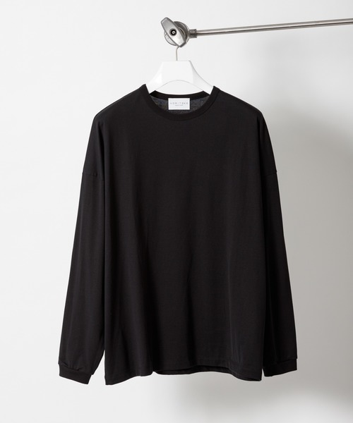 ADAM ET ROPE'(アダムエロペ)の「〈WEB・一部店舗限定〉【NORITAKE】ドロップショルダーBIG LS Tee(Tシャツ/カットソー・メンズ・ホワイト/チャコールグレー/ブラック/ワイン・M/L)」の6枚目の写真