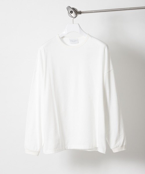 ADAM ET ROPE'(アダムエロペ)の「〈WEB・一部店舗限定〉【NORITAKE】ドロップショルダーBIG LS Tee(Tシャツ/カットソー・メンズ・ホワイト/チャコールグレー/ブラック/ワイン・M/L)」の5枚目の写真