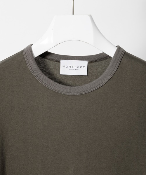 ADAM ET ROPE'(アダムエロペ)の「〈WEB・一部店舗限定〉【NORITAKE】ドロップショルダーBIG LS Tee(Tシャツ/カットソー・メンズ・ホワイト/チャコールグレー/ブラック/ワイン・M/L)」の10枚目の写真