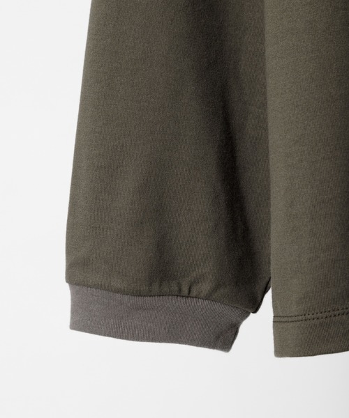 ADAM ET ROPE'(アダムエロペ)の「〈WEB・一部店舗限定〉【NORITAKE】ドロップショルダーBIG LS Tee(Tシャツ/カットソー・メンズ・ホワイト/チャコールグレー/ブラック/ワイン・M/L)」の11枚目の写真