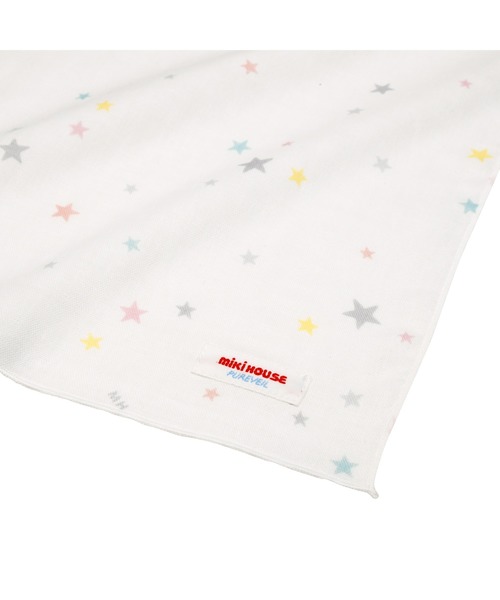 MIKI HOUSE（ミキハウス）の「ピュアベール　ガーゼタオル2枚セット（その他ベビー用品・キッズ・ホワイト・ONE SIZE）」の4枚目の写真
