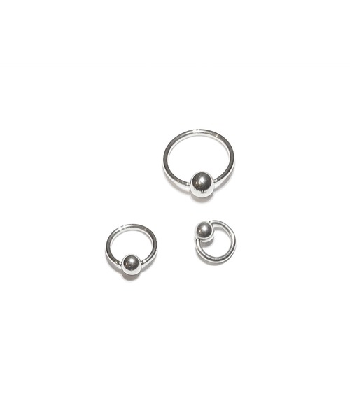 MORPH(モルフ)の「MORPH モルフ CBR ボディーピアス 16ゲージ 6mm~14mm(ピアス(片耳用)・メンズ・シルバー・6/8/10/12/14)」の3枚目の写真