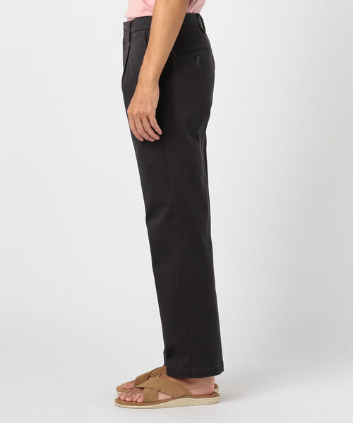GLOSTER（グロスター）の「One Tack Straight Chino ワンタックストレートチノ ワンプリーツ（チノパンツ・メンズ・チャコールグレー/ブラック/ベージュ・M/S/L）」の10枚目の写真
