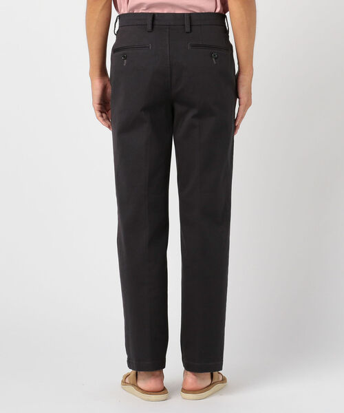 GLOSTER（グロスター）の「One Tack Straight Chino ワンタックストレートチノ ワンプリーツ（チノパンツ・メンズ・チャコールグレー/ブラック/ベージュ・M/S/L）」の11枚目の写真