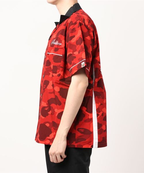 A BATHING APE（アベイシングエイプ）の「COLOR CAMO STA S/S SHIRT M（シャツ/ブラウス・メンズ・パープル/ネイビー/レッド・LARGE/X-LARGE/XX-LARGE/SMALL/MEDIUM）」の4枚目の写真