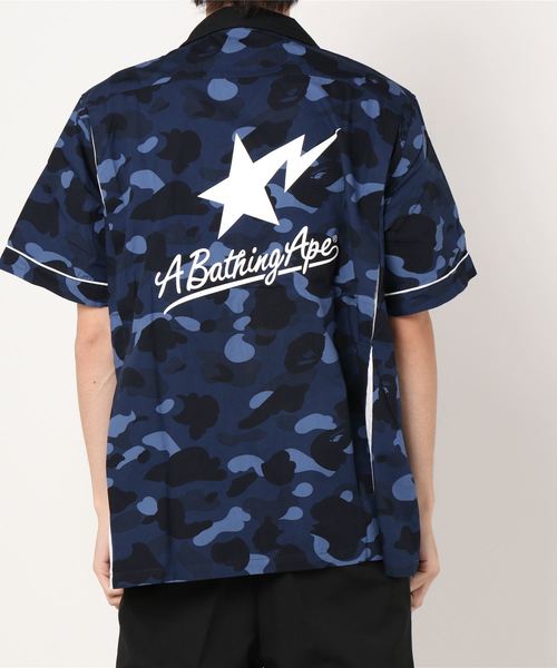 A BATHING APE（アベイシングエイプ）の「COLOR CAMO STA S/S SHIRT M（シャツ/ブラウス・メンズ・パープル/ネイビー/レッド・LARGE/X-LARGE/XX-LARGE/SMALL/MEDIUM）」の7枚目の写真