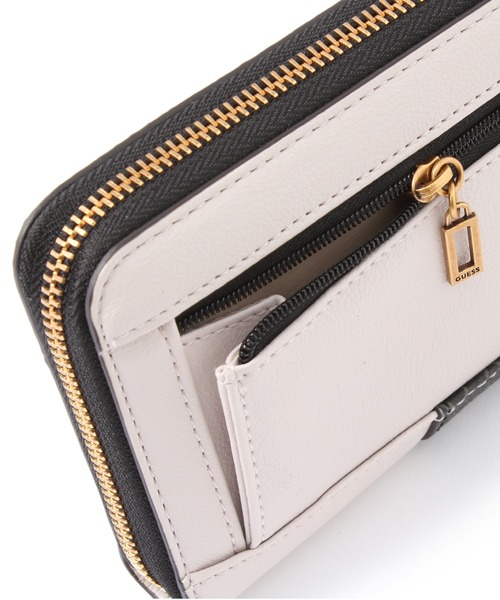 SALE★Kateyロゴ【送込GUESS】小銭CC3折辺ZIP長財布★Python黄青 SALE☆Kateyロゴ【送込GUESS】小銭CC3折辺ZIP長財布☆Python黄青