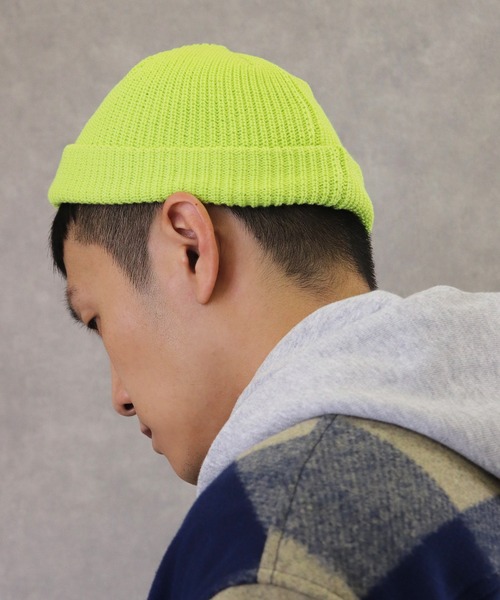 セール コットンショートワッチ ニット帽 無地 ユニセックス ニットキャップ ビーニー Voov ブーブ のファッション通販 Zozotown