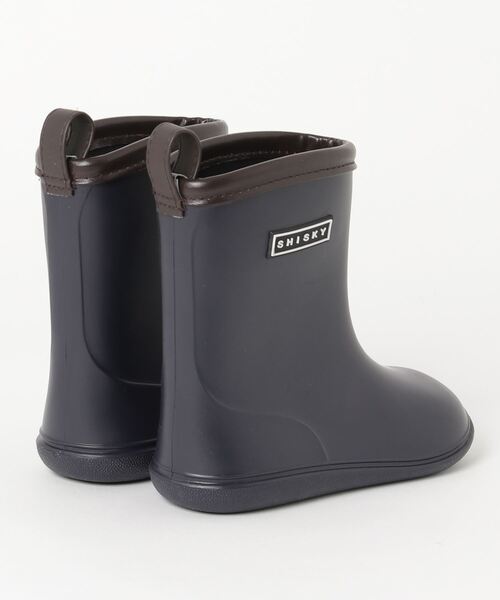 THE CASUAL（カジュアル）の「キッズ ロゴ パイピング レインブーツ（レインシューズ・キッズ・ブラック/ブラウン/カーキ/ネイビー/パープル/ピンク・16cm/17cm/18cm/19cm/20cm/21cm/22cm）」の7枚目の写真