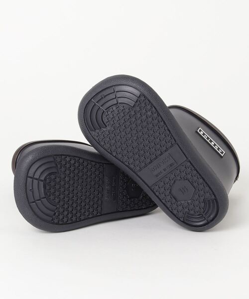 THE CASUAL（カジュアル）の「キッズ ロゴ パイピング レインブーツ（レインシューズ・キッズ・ブラック/ブラウン/カーキ/ネイビー/パープル/ピンク・16cm/17cm/18cm/19cm/20cm/21cm/22cm）」の8枚目の写真