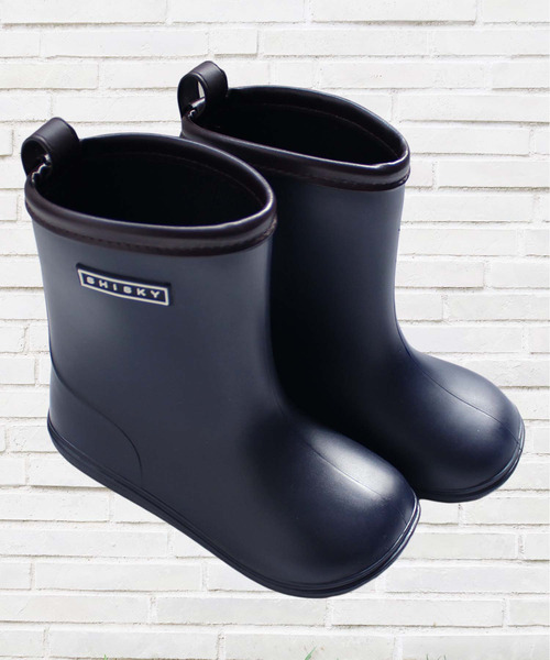 THE CASUAL（カジュアル）の「キッズ ロゴ パイピング レインブーツ（レインシューズ・キッズ・ブラック/ブラウン/カーキ/ネイビー/パープル/ピンク・16cm/17cm/18cm/19cm/20cm/21cm/22cm）」の4枚目の写真