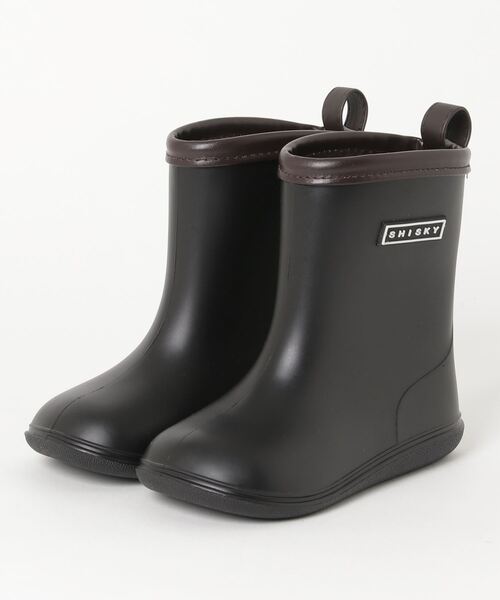 THE CASUAL（カジュアル）の「キッズ ロゴ パイピング レインブーツ（レインシューズ・キッズ・ブラック/ブラウン/カーキ/ネイビー/パープル/ピンク・16cm/17cm/18cm/19cm/20cm/21cm/22cm）」の16枚目の写真