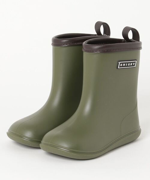 THE CASUAL（カジュアル）の「キッズ ロゴ パイピング レインブーツ（レインシューズ・キッズ・ブラック/ブラウン/カーキ/ネイビー/パープル/ピンク・16cm/17cm/18cm/19cm/20cm/21cm/22cm）」の18枚目の写真