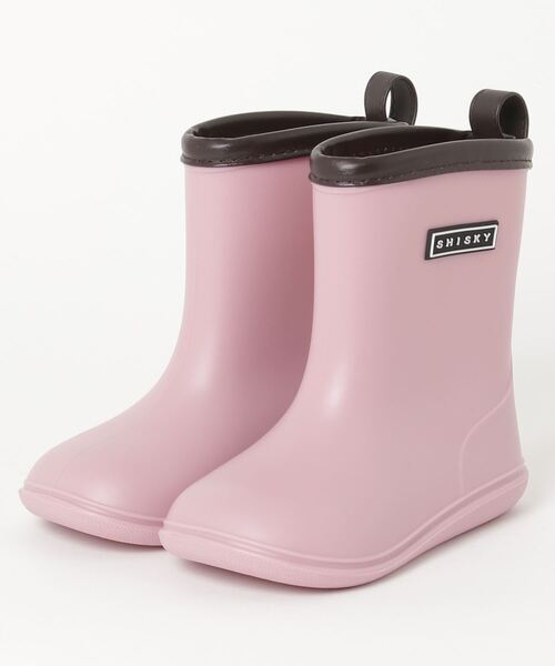 THE CASUAL（カジュアル）の「キッズ ロゴ パイピング レインブーツ（レインシューズ・キッズ・ブラック/ブラウン/カーキ/ネイビー/パープル/ピンク・16cm/17cm/18cm/19cm/20cm/21cm/22cm）」の21枚目の写真