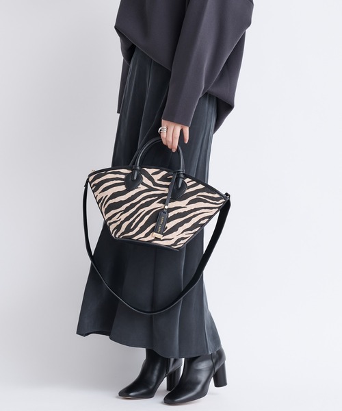 DouDou（ドゥドゥ）の「付属ショルダー付アソート丸底トート（トートバッグ・レディース・ブラック/グリーン・FREE）」の8枚目の写真