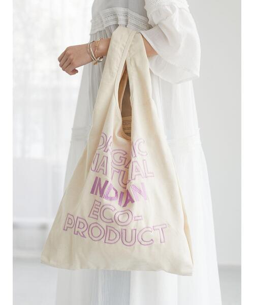 Lilas Campbell（リラキャンベル）の「・別注　リラキャンベル　エンブレム　エコバッグ＊（エコバッグ/サブバッグ・レディース・ライム/ブルー/ラベンダー・FREE）」の17枚目の写真