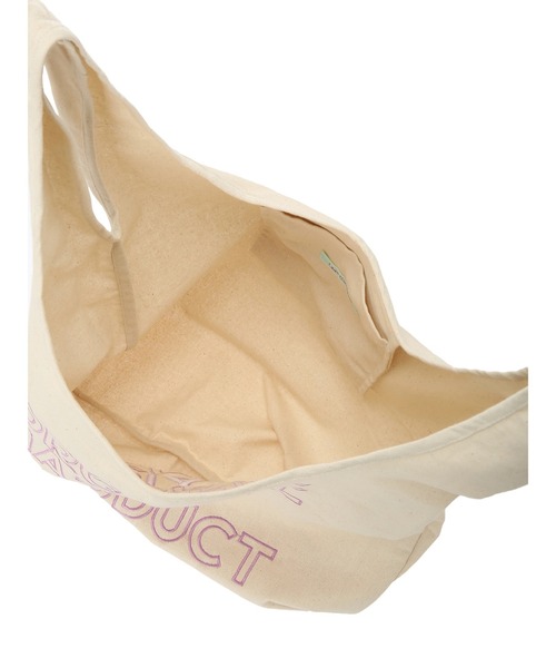 Lilas Campbell（リラキャンベル）の「・別注　リラキャンベル　エンブレム　エコバッグ＊（エコバッグ/サブバッグ・レディース・ライム/ブルー/ラベンダー・FREE）」の9枚目の写真